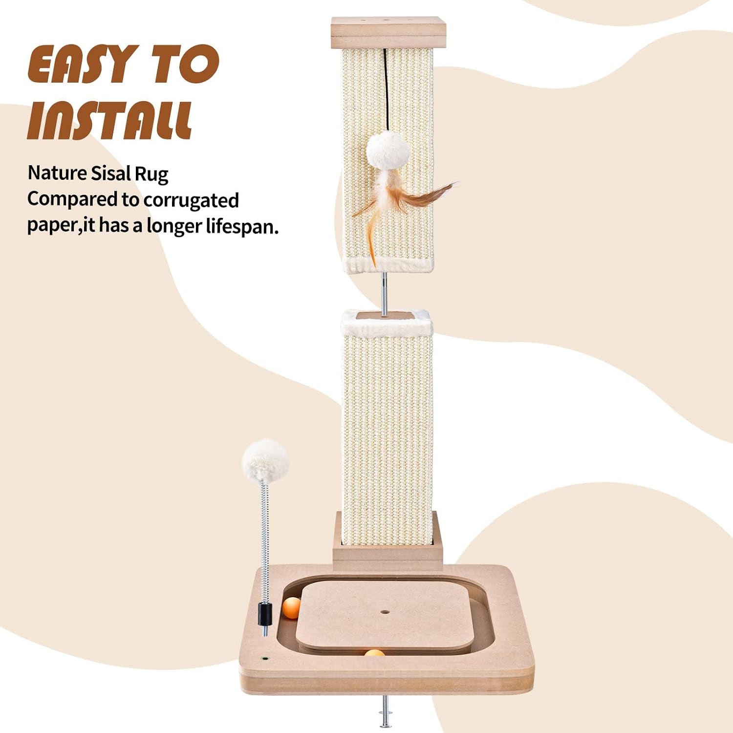 liflix-27-cat-scratching-post-sisal-cat-scratcher-with-interactive-track-balls-and-hanging-balls-vertical-scratching-posts-for-indoor-cats-and-kittens