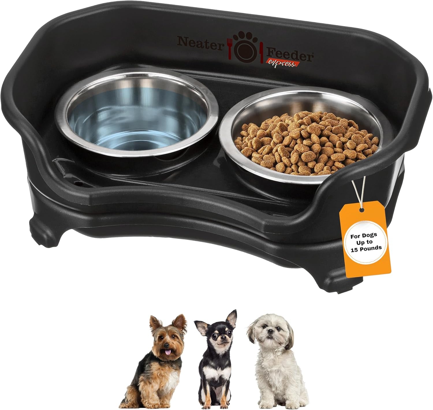 neater-feeder-express-mess-proof-dog-bowls-elevated-for-small-breeds-under-15-lb-made-in-usa-no-spill-raised-dog-food-bowl-stand-stainless-steel-food-and-water-bowl-set-feeding-station-cappuccino