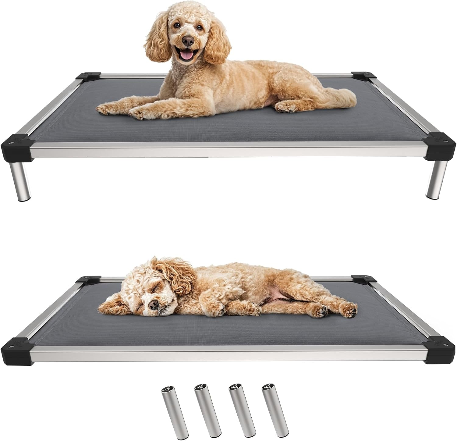 fxw-titannest-padded-chew-proof-elevated-dog-bed-for-large-dogs-easy-to-clean-pre-assembly-raised-cot-indoor-outdoor-camping-47-x-29-x-7-3in