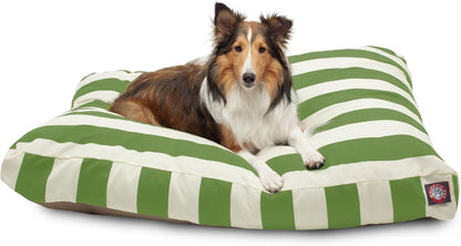 Majestic Pet Stripes Rectangle Medium Dog Bed Washable – Non Slip Comfy Pet Bed – Dog Crate Bed with Removable Washable Cover – Dog Kennel Bed for Sleeping, Polyester Fiber, Medium, Black32