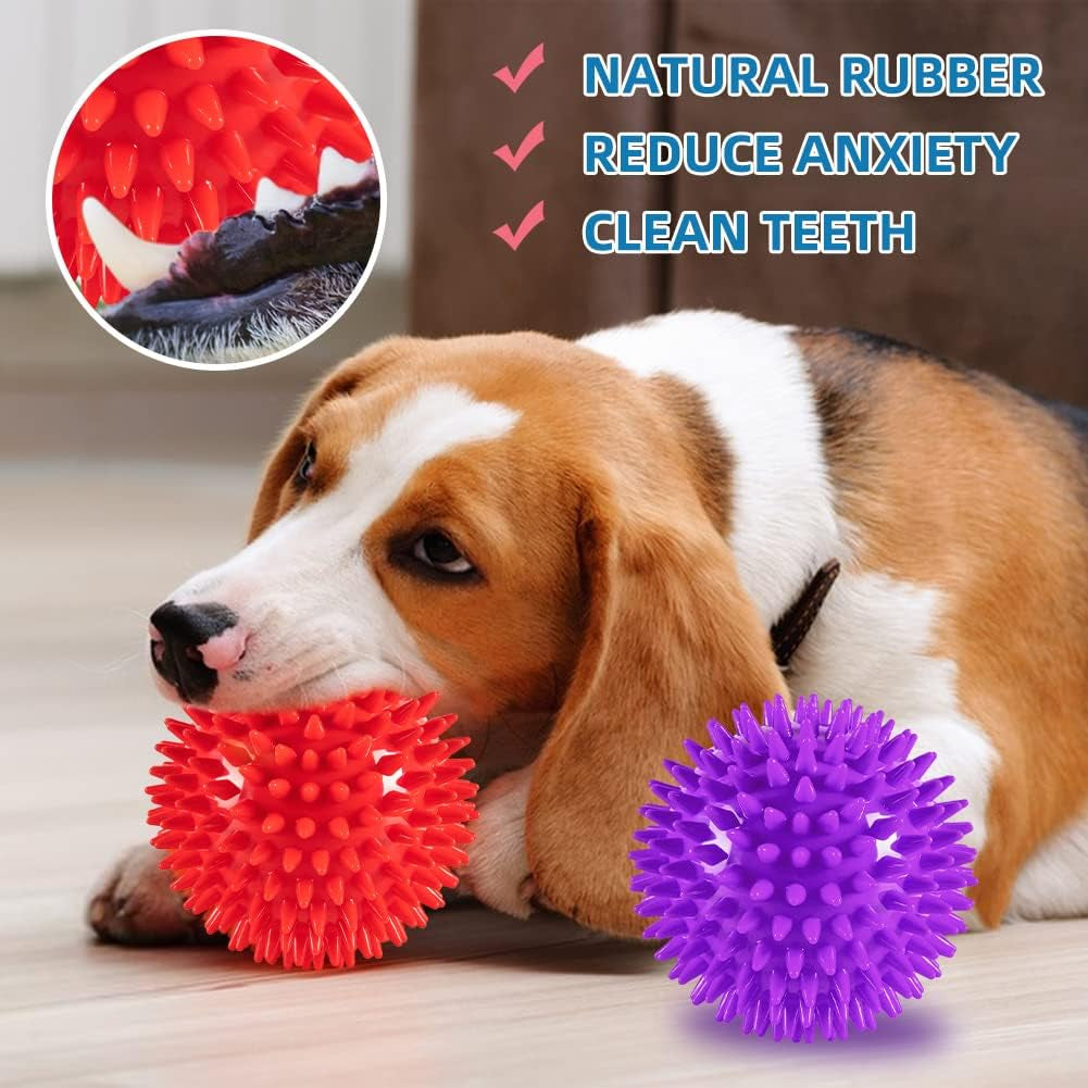 4-5-heavy-duty-squeaky-dog-balls-toys-for-medium-large-dogs-4-pack-indestructible-dog-toys-for-aggressive-chewers-spike-dog-balls-for-clean-teeth-and-training-dog-toys-for-boredom-and-stimulating