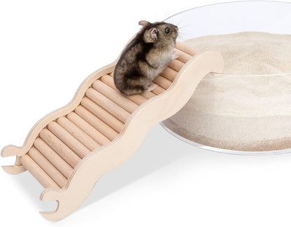 Niteangel Hamster Climbing Ladder Bridge: 8.26 X 3.7 X 1.1 Inch | Can Expand Habitat Span & Explore Unlimited New Fun - Multi Use Habitat Decor for Hamsters Gerbils Mice and Small Animals4