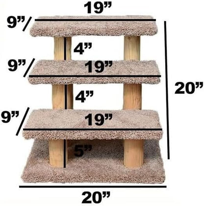 Homestock Cat Tree Perch - Multi-Level Climbing Post for Indoor Cats - 28" X 23" X 36.5" - Green4