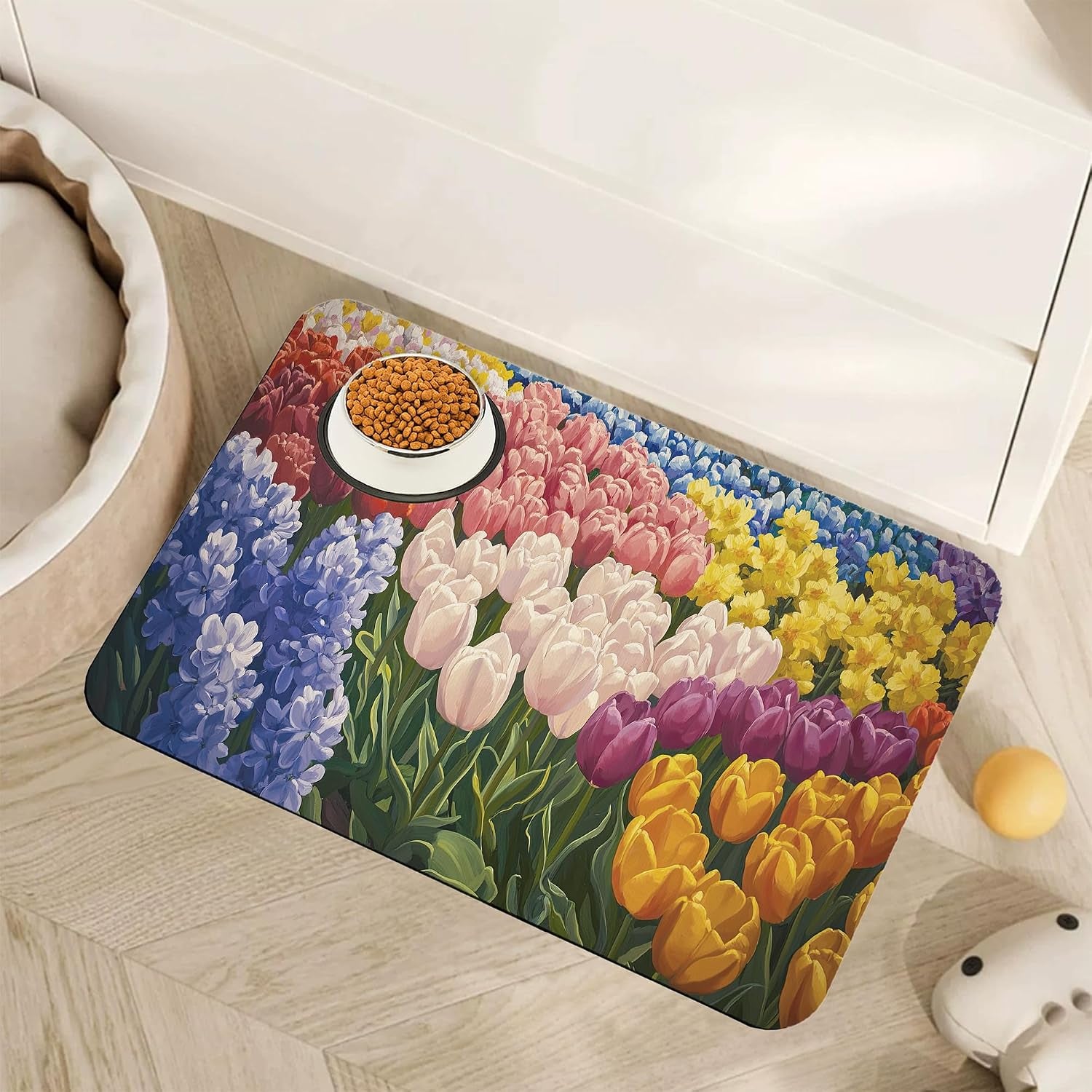marble-dog-cat-food-mat-blue-teal-turquoise-gold-absorbent-pet-feeding-mat-with-rubber-backing-non-slip-water-bowl-placemat-indoor-pet-accessories-supplies-12x20