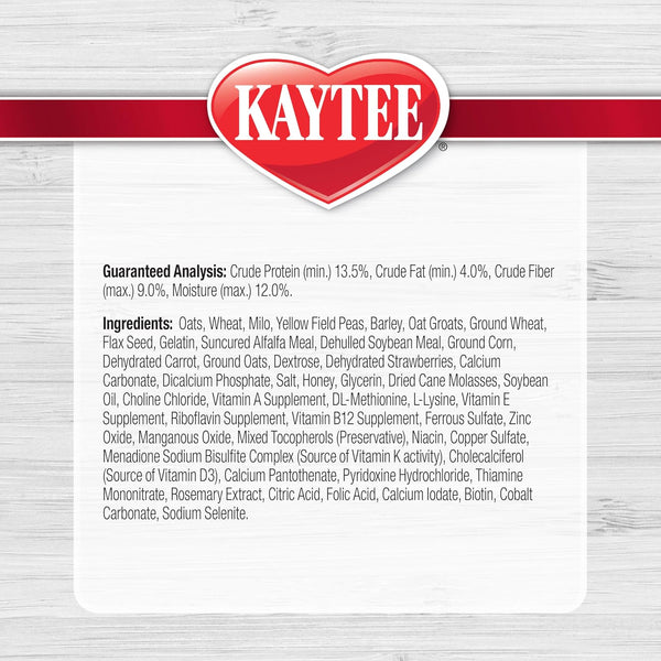 Kaytee Small Animal Treat Stick with Superfoods, Strawberry & Flax Seed, 5.5 Oz5