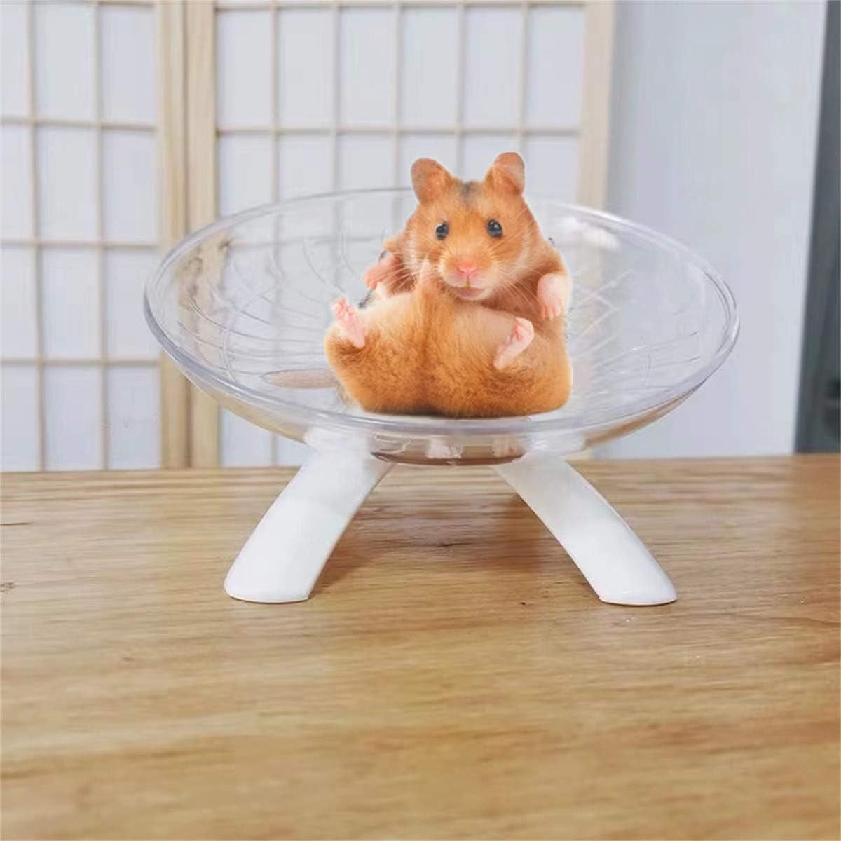 hamster-flying-saucer-silent-running-exercise-wheel-for-hamsters-gerbils-mice-hedgehog-and-other-small-pets-silent-running-wheel-hamster-wheel-white