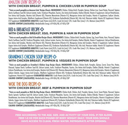 Weruva Meals 'N More Natural Wet Dog Food, Belly Belly Nice! Digestive Support Variety Pack, 3.5Oz Cup (Pack of 10)4