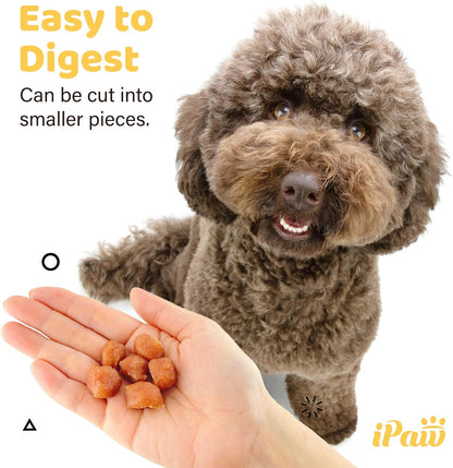 Ipaw Chicken Tots Dog Treat,Sqf-Certified Production Process,Training Treat | Puppy Training, Human Grade, Training Reward, Hypoallergenic, Easy to Digest9