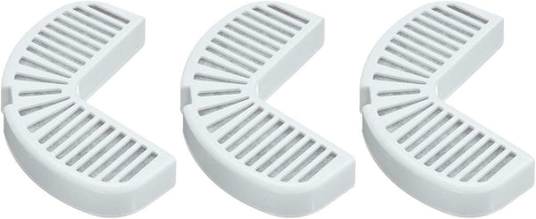 Pioneer Pet Replacement Filters for Ceramic & Stainless Steel Fountains, Raindrop Filters (3 Filters),White2