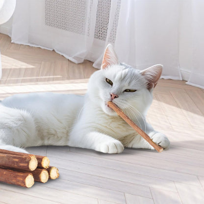 Kyouki Cat Toys Cat Chew Toys, Silvervine Sticks Catnip Rope Toys for Cats Teeth Cleaning, Kitten Dental Care, Kitty for Indoor Cats Increase Appetite,Enhances Oral & Dental Health (21 Pack)7