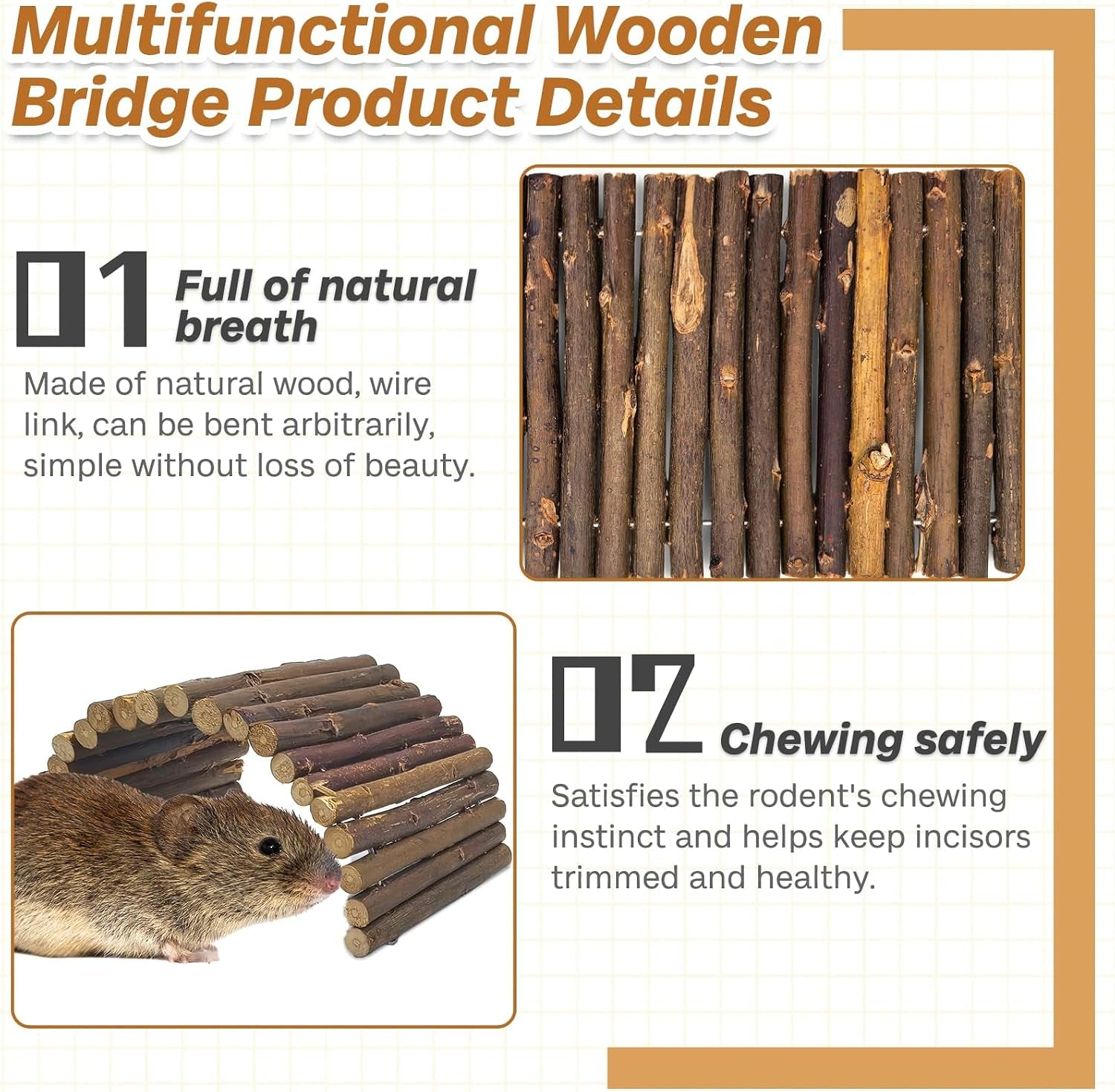 pinvnby-2-pcs-hamster-toys-wooden-hamster-ladder-bridge-tunnel-hide-guinea-pigs-cage-accessories-natural-hideout-for-small-animals-chinchillas-guinea-pigs-mouse-rat-ferret-rodents