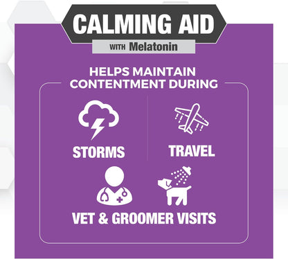 Progility Calming Aid with Melatonin for Dogs, Stress & Situational Support | 90 Soft Chews, Supports Calm Behavior for Storms, Fireworks, Travel, Vet Visits, Easy to Serve Daily Supplement5