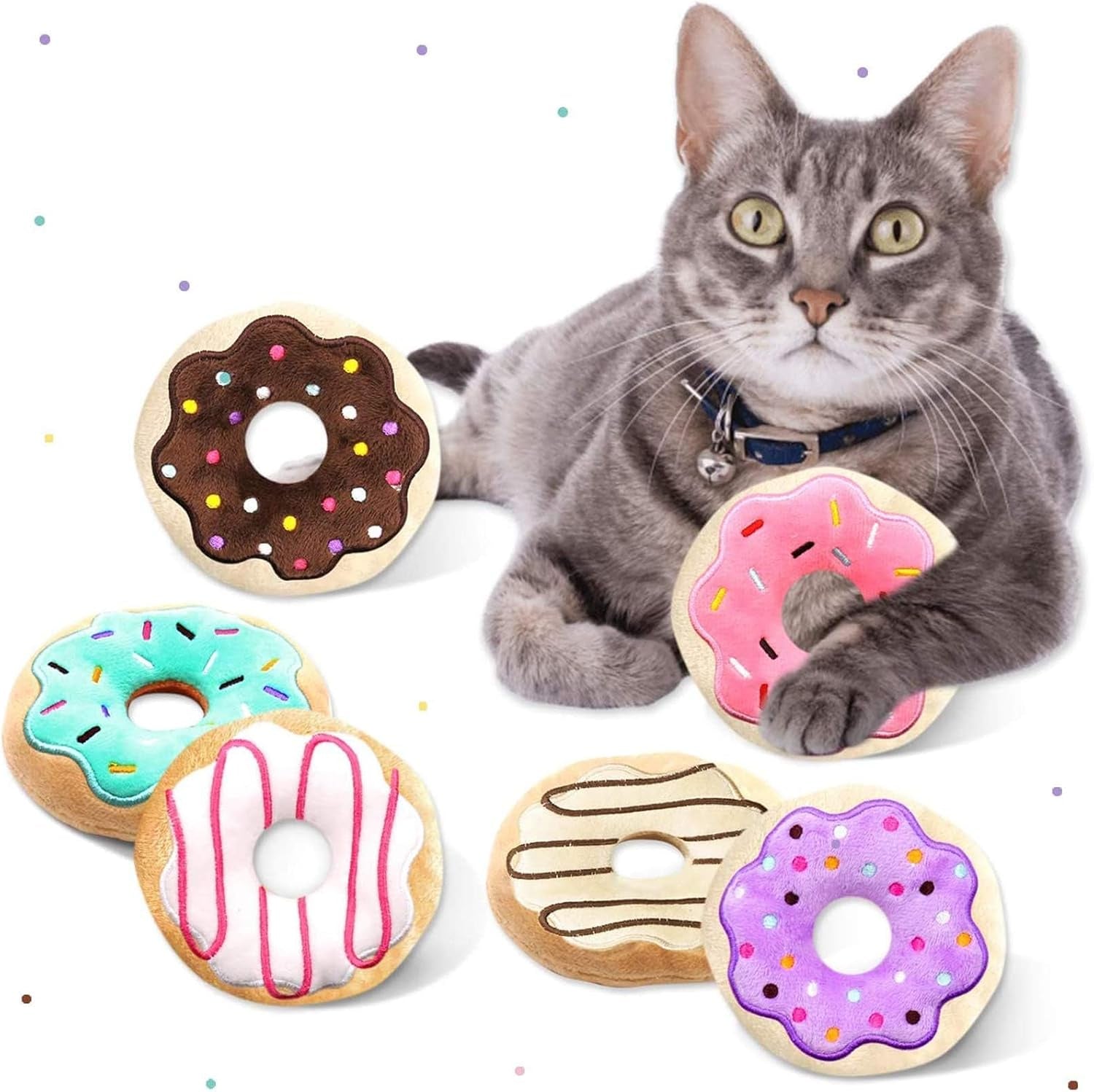 ciyvolyeen-6-pack-plush-bread-catnip-toys-for-indoor-cats-interactive-cat-toy-soft-plush-organic-catnip-bite-resistant-boredom-relief-bread-shapes-trigger-natural-predatory-play