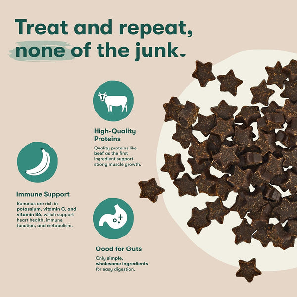 Jinx Dog Training Treats, Bite-Sized Training Treats for Dogs, Beef, 4Oz | 2 Pack Healthy Dog Treats Training with Grass-Fed Beef, Vitamins for Immunity & No Fillers for Puppies, Adults & Seniors3