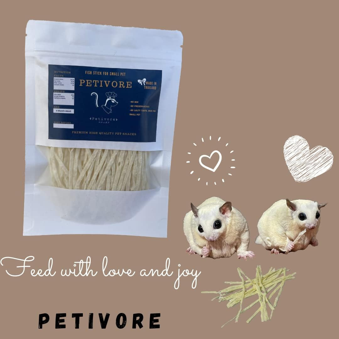 premium-fish-stick-for-sugar-glider-and-small-exotic-pet-made-from-real-fish-hamster-squirrel-chinchillas-marmoset-favorite-treats-snacks-and-food-35g