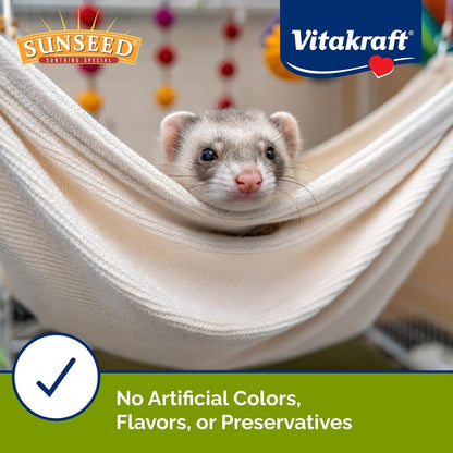 Sunseed Vita Prima Ferret Food - 3 Lb. Resealable Bag – High-Energy Protein from Chicken Pork & Eggs – Added Vitamins and Minerals – No Artificial Colors or Flavors6