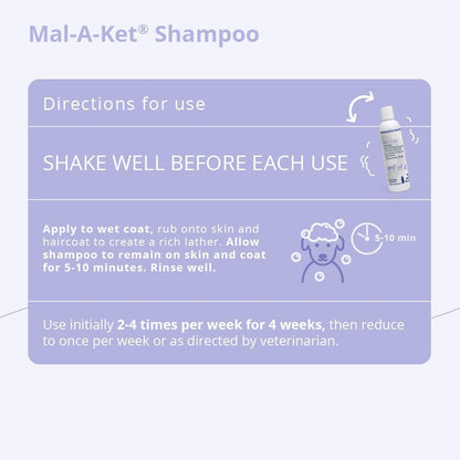 Mal-A-Ket Shampoo for Dogs and Cats, 8 Oz | Packaging May Vary3