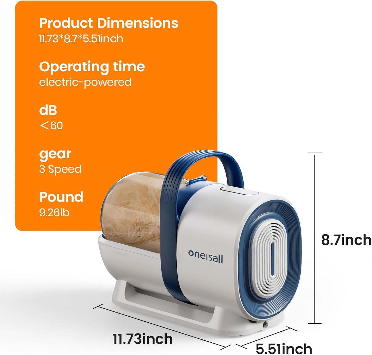 oneisall-dog-grooming-vacuum-pet-grooming-vacuum-with-clipper-nail-grinder-1-5l-dust-cup-dog-deshedding-brush-with-7-tools-for-shedding-pet-hair-home-cleaningblue