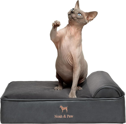 NOAH & PAW Large Dog Bed, 35X25X8.7 Inch, Orthopedic Dog Beds, Eggshell Memory Foam Infused with Cooling Gel, Water Resistant, Machine Washable, Includes Inner Cover (Velvet Collection)27