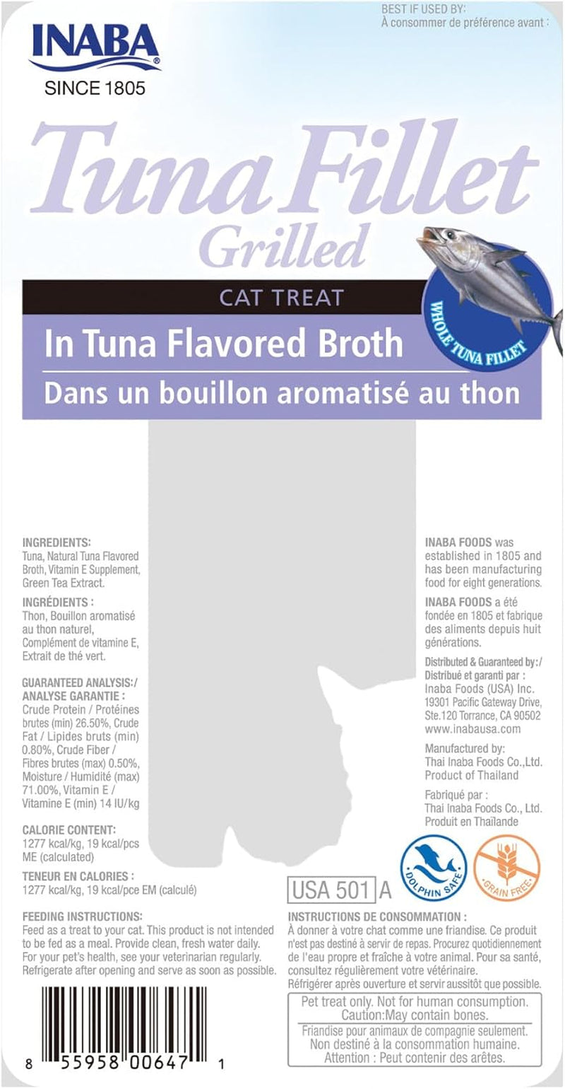 inaba-grilled-fillets-cat-treats-tuna-in-tuna-broth-6ct-hand-cut-grilled-tuna-broth-packed-vacuum-packed-71-moisture-immune-support-grain-free-6-x-0-52-oz-fillets