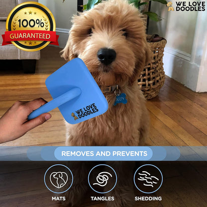Slicker Brush for Dogs, Pet Grooming Brushes for Doodles & Poodles, Large | Best Brush for Long Haired Dogs, Dematting Comb & Deshedding Tools for Goldendoodle Coats, Puppy Matting Grooming Supplies9