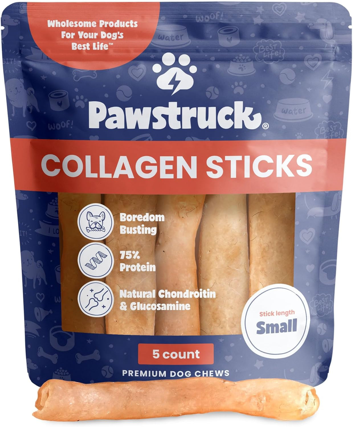 pawstruck-natural-large-12-beef-collagen-sticks-for-dogs-long-lasting-rawhide-alternative-high-protein-treats-with-chondroitin-glucosamine-5-pack