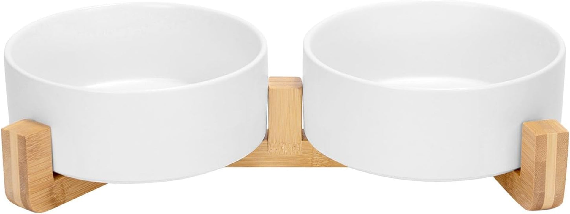 spunkyjunky-ceramic-dog-and-cat-bowl-with-wood-stand-non-slip-matte-glaze-weighted-food-water-set-for-cats-small-dogs-13-5oz