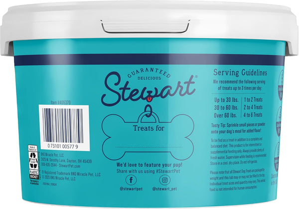 Stewart Freeze Dried Dog Treats, Three Flavor Variety Pack, 9 Oz Tub | Premium Quality Raw Protein, Single Ingredient, High Protein Training Treats & Food Topper, No Refrigeration, Cat Friendly8