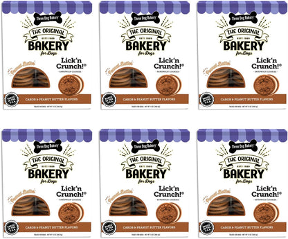 Three Dog Bakery Lick'N Crunch! Dog Treats - 13 Oz | Golden Vanilla & Peanut Butter Sandwich Cookies - Crunchy Treats with Peanut Butter Creme17
