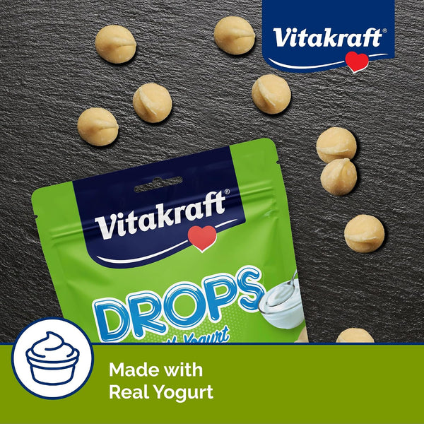 Vitakraft Drops Yogurt Drops Treat for Rabbits Guinea Pigs and Hamsters – Made with Real Dried Yogurt and Whey Protein – Vanilla Flavor with No Artificial Colors Flavors or Preservatives – 5.3 Oz Bag4
