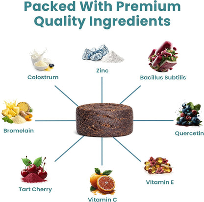 Itch & Allergy plus Dog Allergy Chews for Itchy Skin, Ears & Paws | Colostrum, Probiotics & Quercetin | Dog Allergy Relief for Skin Redness, Hair Loss, Immunity and Digestive Health - 60 Chews5