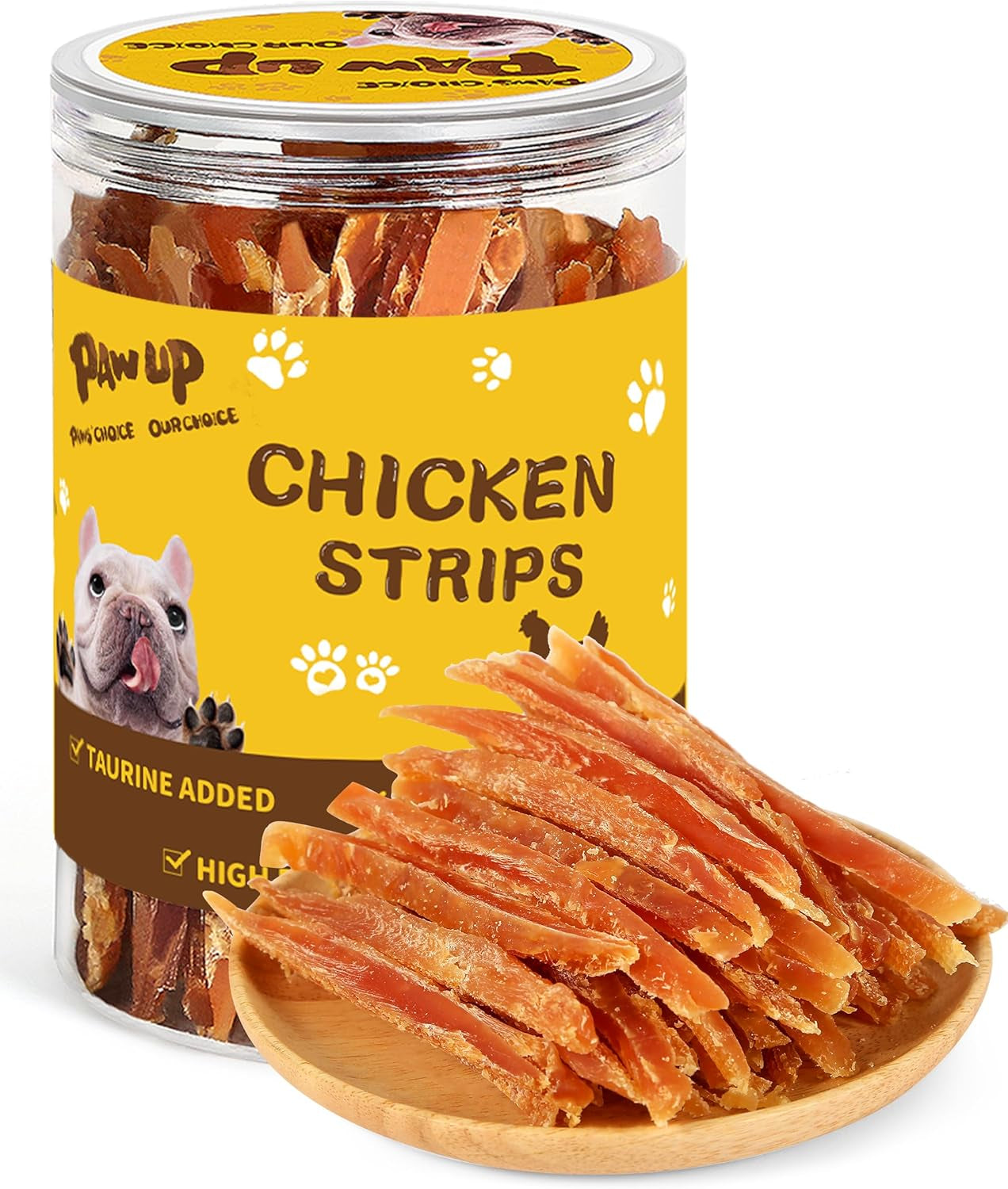 pawup-chicken-jerky-strips-dog-treats-low-fat-high-protein-natural-chicken-dog-jerky-training-treats-for-small-medium-dogs-12-5-oz