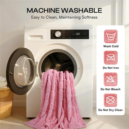 Luciphia Small Dog Blanket Washable Pet Bed Cover Soft Fluffy Puppy Blanket with Premium Fleece 300GSM Cozy Calming Cat Blankets for Indoor Cats Pink 30X20 Inch6