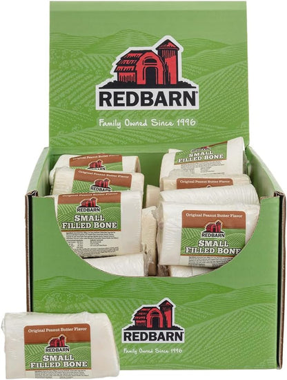 Redbarn Pet Products Small Filled Dog Bones, Peanut Butter Flavor - Long Lasting Stuffed Femur Chew Treat Made in USA - 4 Count - Packaging May Vary11