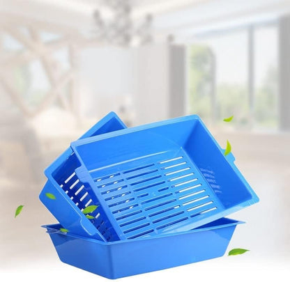 Dog Potty Training Toilet ﻿ Cat Toilet Bedpan Plastic Litter Box with Tray Rabbit Pee for Cats Pad Pet Trainer1