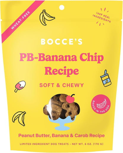 Bocce'S Bakery Berry Yogurt Smoothie Flavor Soft & Chewy Dog Treats, 6 Oz12