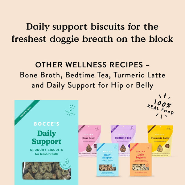 Bocce'S Bakery Breath Support Crunchy Biscuits Dog Treats, Apple Mint 12 Oz | Oven Baked, Wheat-Free Everyday Dog Treat Biscuits - Made with Real, Limited Ingredients and Baked in the USA4
