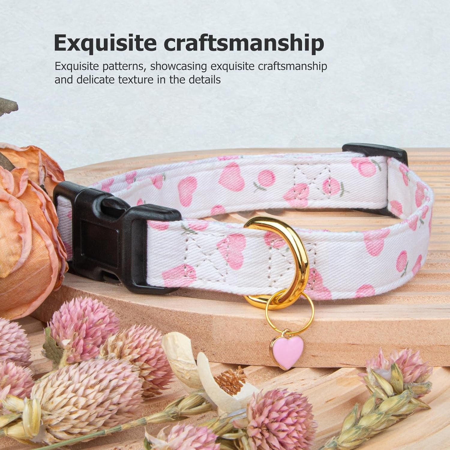cotton-dog-collar-white-and-pink-love-heart-with-pendant-cute-dog-collar-s-handmade-distinctive-patterns-skin-friendly-and-breathable-girl-boy-dogs-collars