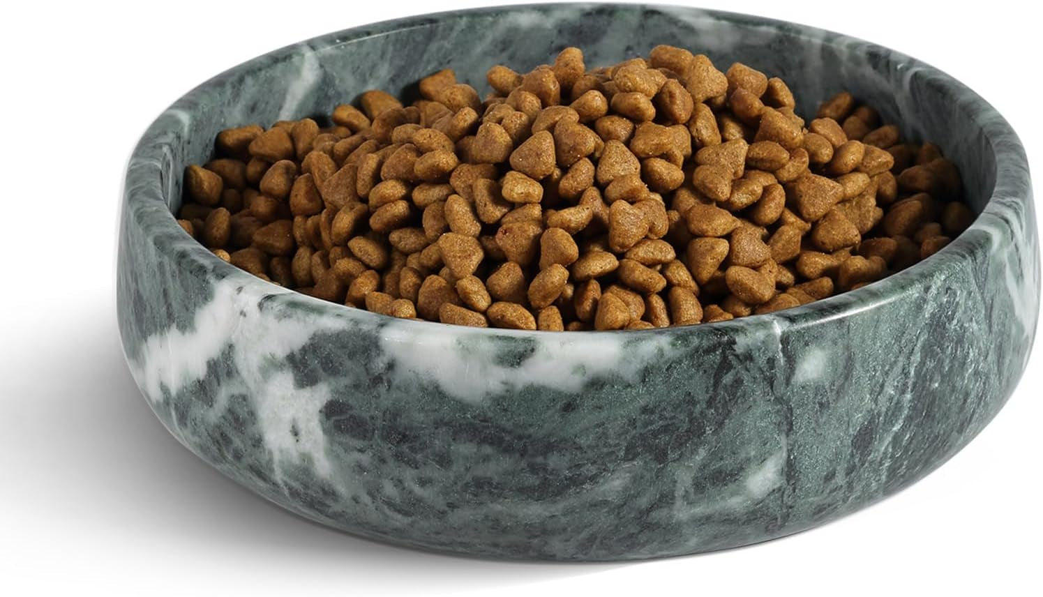 white-marble-dog-bowls-non-slip-dog-food-water-bowl-small-heavy-duty-pet-bowl-for-cats-and-medium-dogs-weighted-african-natural-marble-holds-4-cups5lbs