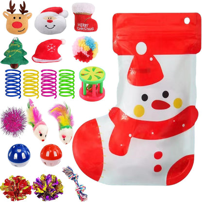 46 PCS Cat Toys for Indoor Cats, Kitten Toys with Cat Spring Toy, Mint Catnip with Crinkle Mouse Ball for Indoor Cats Kittens Exercise11