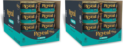 Reveal Chicken Breast in Broth Wet Cat Food 24-Pack 2.47 Oz Cans | 100% Natural, High Quality Protein, Limited Ingredient, Grain Free, Complementary Food, No Fillers, No Artificial Additives12