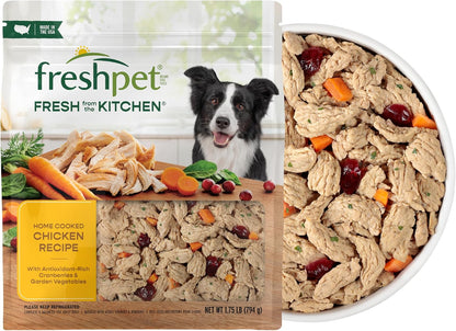 Freshpet Fresh from the Kitchen, Healthy & Natural Dog Food, Chicken Recipe, 1.75Lb1