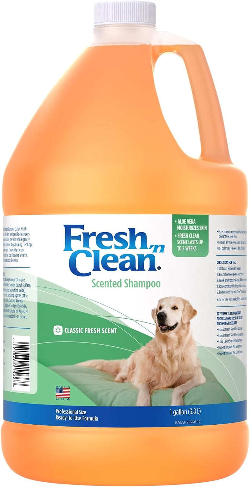 petag-fresh-n-clean-scented-shampoo-classic-fresh-scent-1-gallon-moisturizes-with-vitamin-e-aloe-vera-strengthens-repairs-coats-soap-free