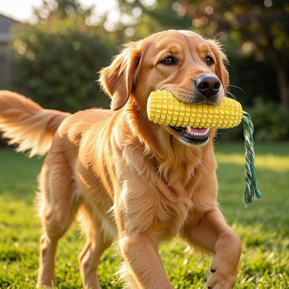 Carllg Dog Chew Toys for Aggressive Chewers, Indestructible Tough Dog Toys | Durable Squeaky Interactive Puppy Teeth Chew Corn Stick Toy for Small Medium Large Breed4