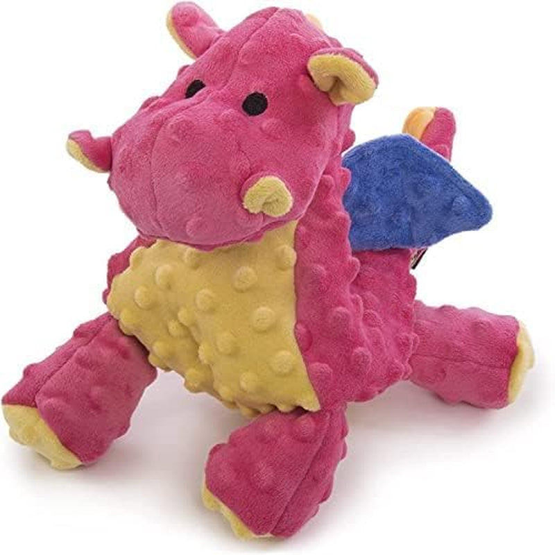 godog-bubble-plush-dragons-squeaky-dog-toy-chew-guard-technology-coral-large
