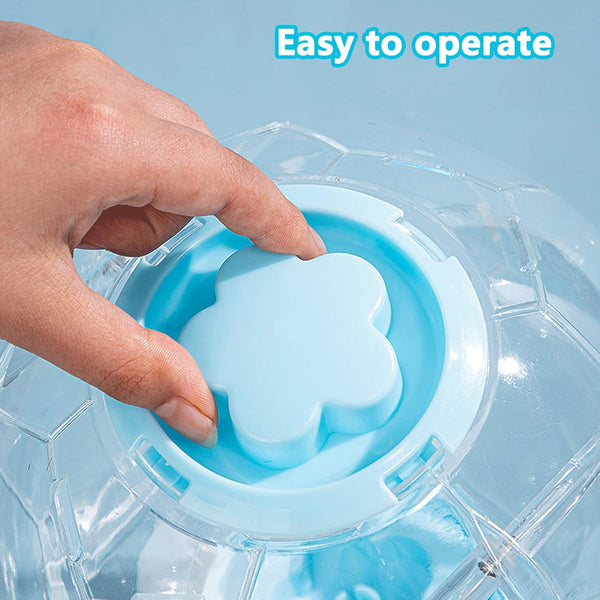 Football Design Dwarf Hamster Ball 5.1 Inch (5.1In) | Ideal Small Hamster Ball for Mice. Breathable Football Design Ensures Safe, Fun Exercise and Prevents Boredom4