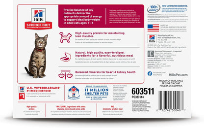 Hill'S Science Diet Adult 1-6 Wet Cat Food Variety Pack | #1 Veterinarian Recommended, Savory Entrée Turkey & Liver, Chicken, and Turkey, 5.5 Oz. Cans, 12-Pack2