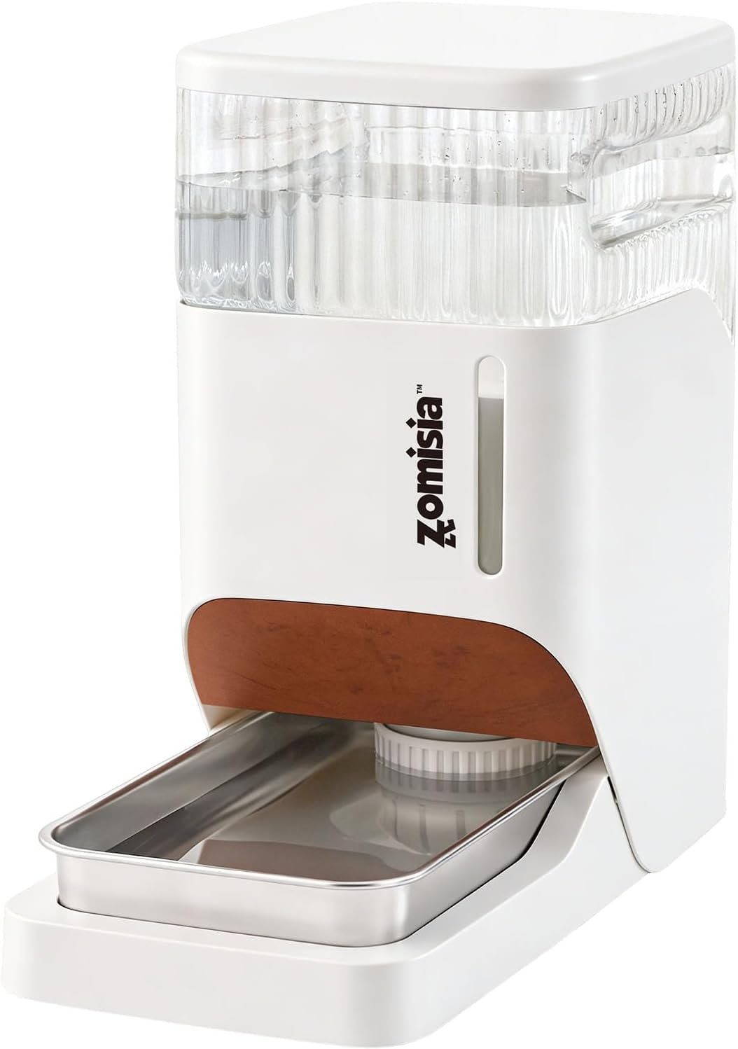zomisia-automatic-dog-water-dispenser-8l-with-stainless-steel-bowl-gravity-large-capacity-water-bowl-for-dogs-2-gallon-pet-waterer-100-bpa-free-white