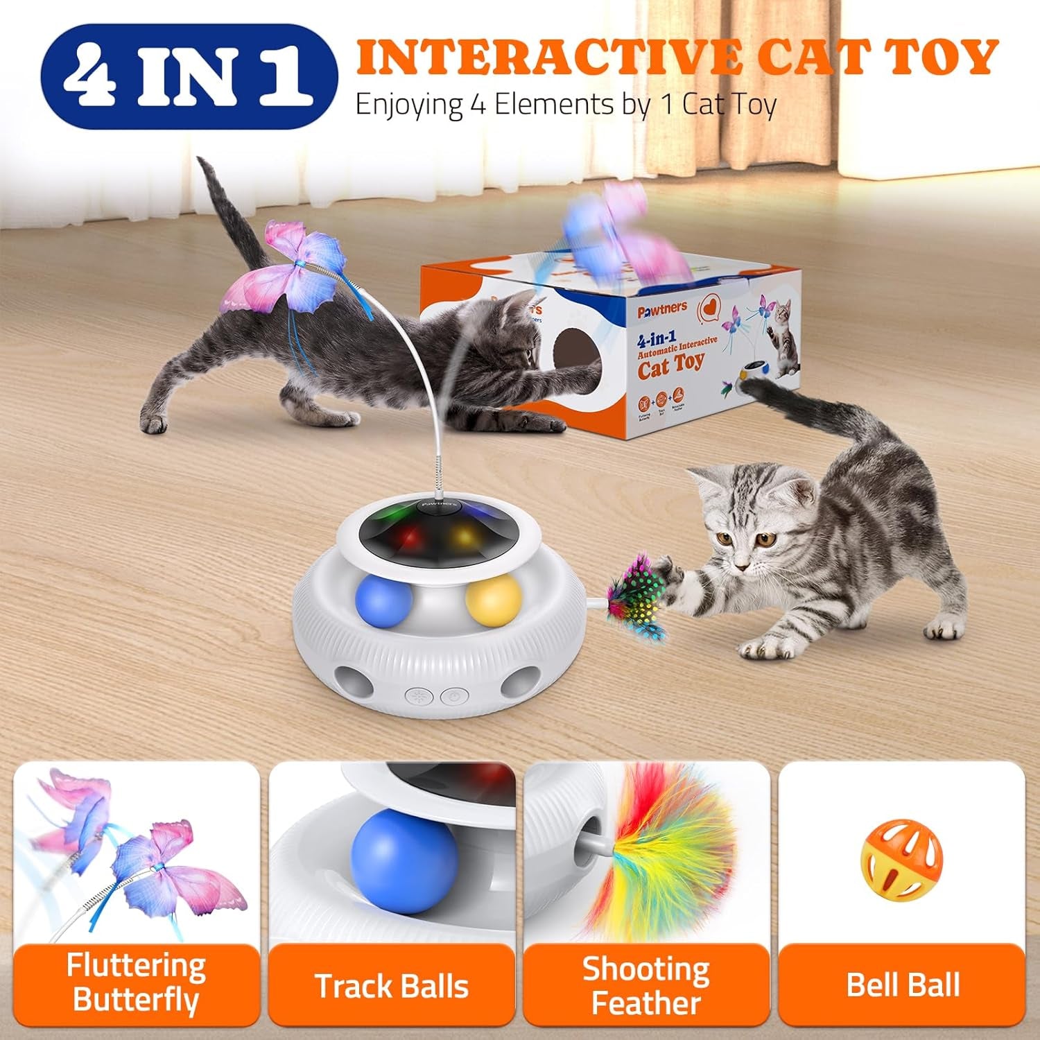 pawtners-interactive-cat-toy-4-in-1-automatic-interactive-kitten-toys-for-indoor-cats-rechargeable-with-fluttering-butterfly-track-balls-and-ambush-feather