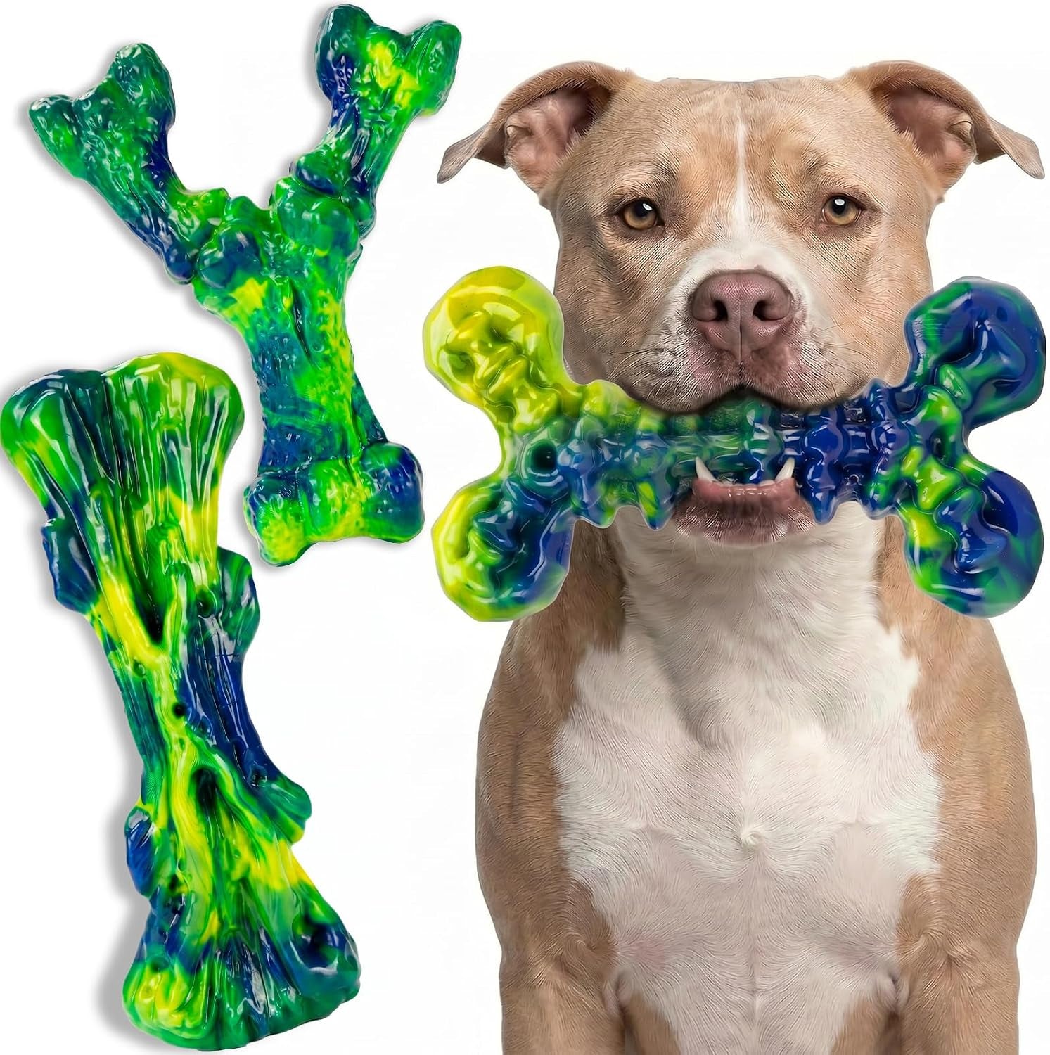 kseroo-3-pack-indestructible-dog-chew-toys-for-aggressive-chewers-25-90lbs-bacon-flavored-rock-hard-solid-nylon-dog-bones-for-medium-large-breeds-keeps-them-busy-dental-textured-long-lasting-xl